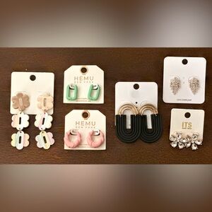 NWT - Stylish Earrings Set of 6